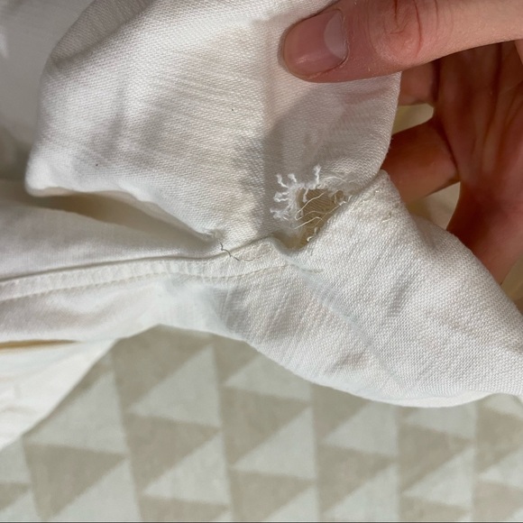 J crew tie waist camp pants natural - Picture 6 of 6